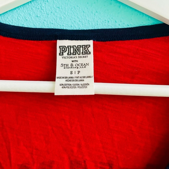 Victoria's Secret Pink Minnesota Twins Baseball Tee - size S - Picture 3 of 4